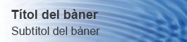 Imatge plantilla baners