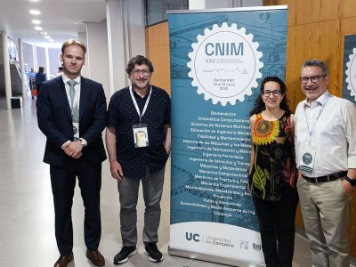 Membres del DEM presenten 5 ponències al XXV Congreso Nacional de Ingeniería Mecánica celebrat a Santander