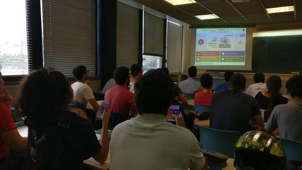 Activitat duta a terme amb Kahoot! en una classe d’AM