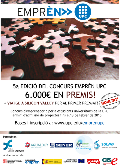 Cartell Concurs Emprèn UPC 2015