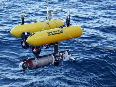 Recovery of the UdG’s autonomous submarine vehicle Girona 1000