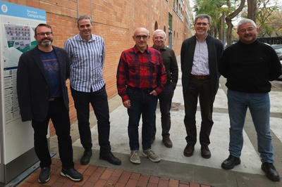 Project coordinator José Antonio Lázaro together with UPC researchers participating in the European initiative.