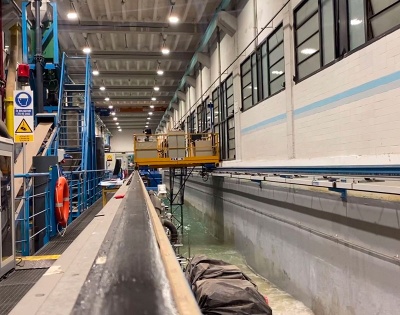 The Maritime Research and Experimentation Wave Flume (CIEM), an infrastructure of the Maritime Engineering Laboratory (LIM), in Barcelona