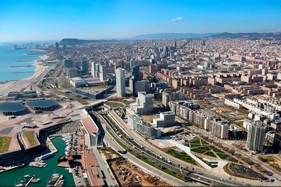 Further development on the Diagonal-Besòs Campus with the cornerstone laying for the new building for SMEs, start-ups and co-working spaces and the opening of the park