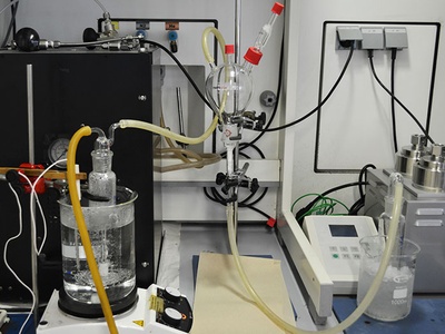 Experiments have been carried out with several reactor systems at laboratory scale and in pre-pilot phases.