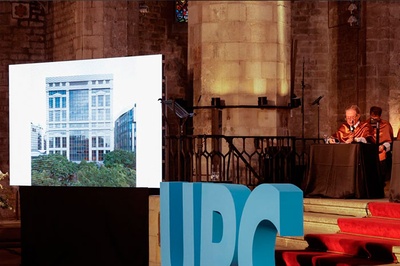 The UPC has conferred an honorary doctoral degree on the architect Ricardo Bofill Levi