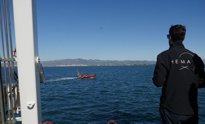Testing a drone to save lives in the Mediterranean