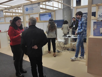 The UPC’s stand at the 2024 MWC