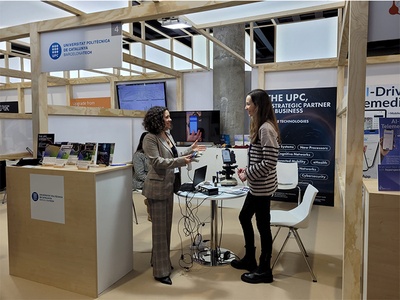The UPC’s stand at the 2024 MWC