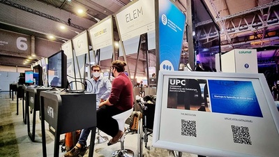 The UPC’s start-up corner at the 4YFN previous edition