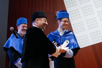 The UPC has conferred an honorary doctoral degree on the Italian mathematician Alessio Figalli