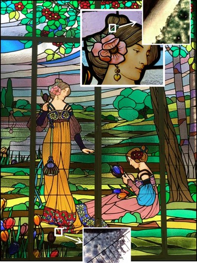 UPC researchers reveal why modernist stained glass deteriorates using ALBA synchrotron light