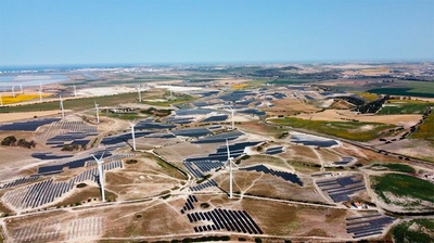 Megaparque fotovoltaico en Cádiz calculado por Xavier Álvarez