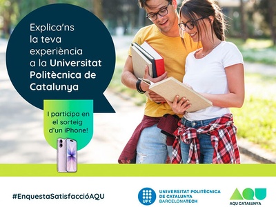 Cartel promocional encuesta AQU Catalunya