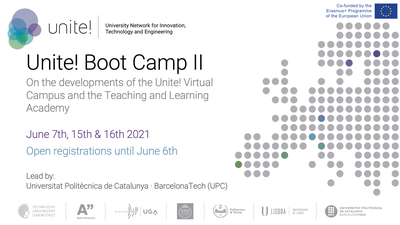 La UPC lidera les sesiones para el diseño del ‘Unite! Virtual Campus' y la 'Teaching and Learning Academy'