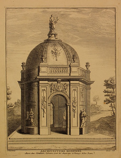 Imagen del libro 'Architecture Moderne ou L'Art de bien Bâtir', de Charles-Étienne Briseux (1728). Créditos: Biblioteca de la Escuela de Arquitectura de Barcelona (ETSAB)