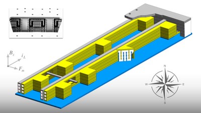 Esquema del magnetómetro desarrollado por los investigadores de la UPC