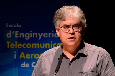 Distinción Jaume Vicens Vives a Miguel Valero, profesor de la UPC-EETAC