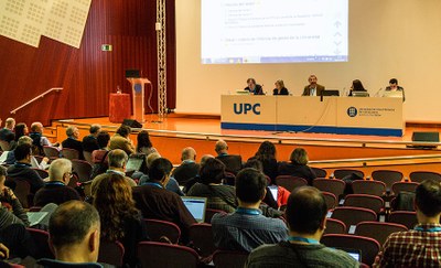 El 23 de octubre, sesión extraordinaria del Claustro Universitario para debatir la respuesta de la UPC con motivo de la sentencia por los hechos de octubre del 2017