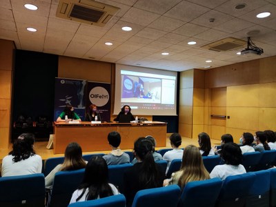 Imagen del acto de bienvenida de la Olimpíada Informática Femenina