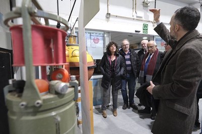 Durante la visita, se han presentado algunos de los proyectos de la UPC para hacer frente al cambio climático