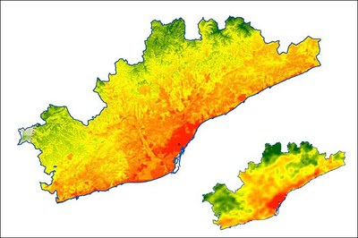 El CPSV propone medidas para frenar el impacto de la isla de calor urbana en la Región Metropolitana de Barcelona