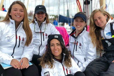 El equipo femenino de vela de la Facultad de Náutica de Barcelona, de nuevo en la regata internacional EDHEC