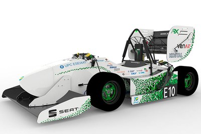El equipo UPC ecoRacing de la ESEIAAT presenta el ecoRX, el primer monoplaza eléctrico con tracción en las cuatro ruedas desarrollado en España