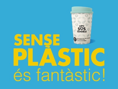 Cartel de la campaña 'Sense plàstic és fantàstic!'
