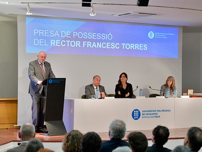 El rector saliente, Daniel Crespo, ha expresado su satisfacción por haber contribuido a fortalecer la UPC
