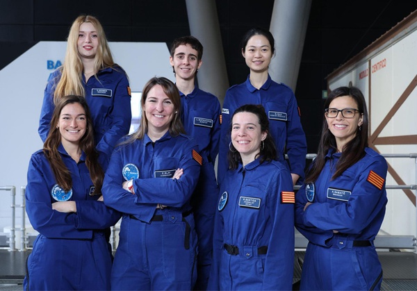 Tripulación de la misión Hypatia III. Imagen: Pau Fabregat