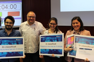 La doctoranda de la UPC Rubí Medina premio del Público en la final catalana del concurso 'Tesis en 4 minutos'