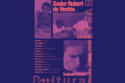 La Escuela de Arquitectura de Barcelona rinde homenaje a Xavier Rubert de Ventós