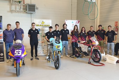 En la jornada también se han exhibido las motos con las que los equipos de estudiantes de la UPC compiten en el Moto Student
