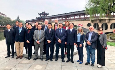 Reunión de la delegación de la UPC en la Shaoxing University