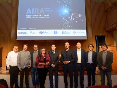 Representantes de las entidades impulsoras de la alianza AIRA