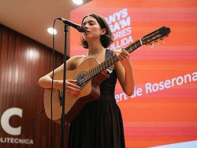 La cantante Roserona en la celebración de los 10 años del SALSA'M