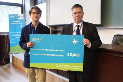 Ramon Dalmau, premio SESAR para jóvenes investigadores