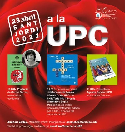 Sant Jordi en la UPC, el 23 de abril