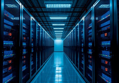 Un centro de procesamiento de datos