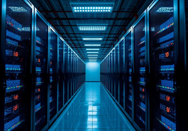 Un centro de procesamiento de datos