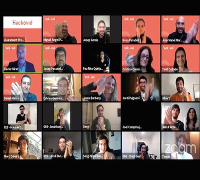 Un equipo de estudiantes de la UPC-EEBE queda en segundo lugar en la 'Hackovid' para encontrar soluciones a los retos sociales del confinamiento