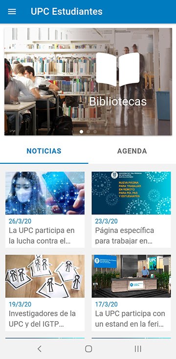 'UPC Estudiants', la Universidad en el móvil