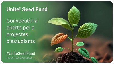 ¡Cartel de la segunda convocatoria del Unite! Seed Fund