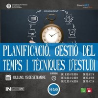 Planificació, gestió del temps, tècniques d'estudi