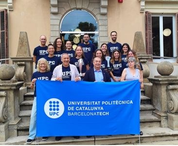 Acte recepció equip voleibol femení campionat Europeu