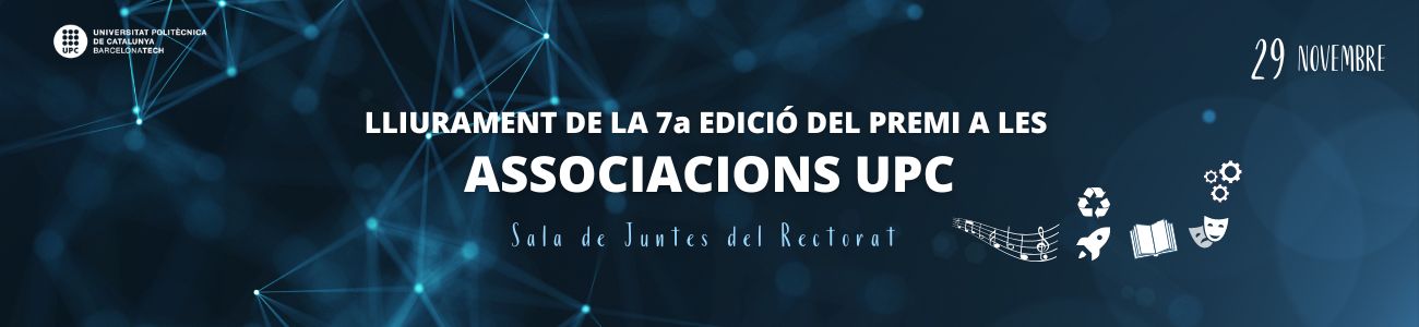 7a Edició premi Associacions UPC