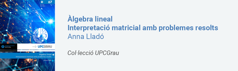 Àlgebra lineal : interpretació matricial amb problemes resolts