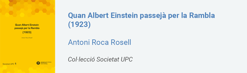 Quan Albert Einstein passejà per la Rambla (1923)