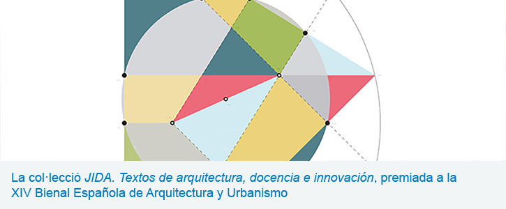 La col·lecció JIDA. Textos de arquitectura, docencia e innovación, premiada a la  XIV Bienal Española de Arquitectura y Urbanismo